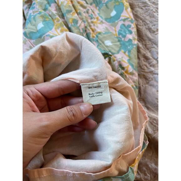 Mirth Seminyak Dress in Olive Bloom Halter neck size small - Picture 7 of 7